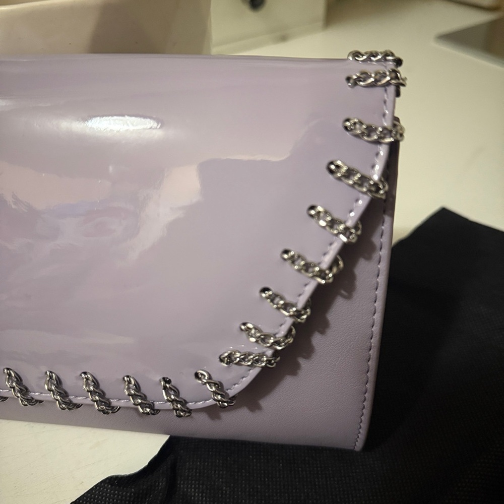 White House Black Market Purple Clutch.  new - Picture 13 of 13
